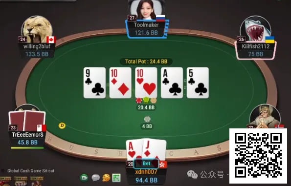 【ACR扑克】牌局分析：中A就打