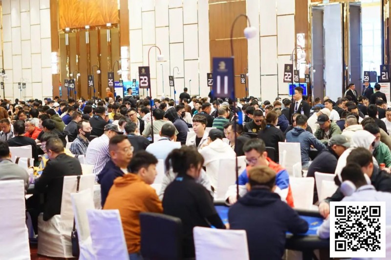 【ACR扑克】2025CPG®海棠湾巡游赛 | 主赛第一轮B组778人参赛点燃赛场，郑财40.25万记分牌领衔261人晋级