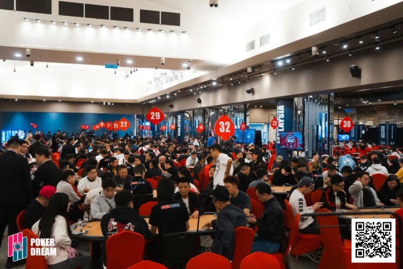 【ACR扑克】PD17吉隆坡 | 人气十足！马来西亚开幕赛共1596人次报名，208人晋级决赛日
