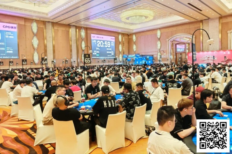 【ACR扑克】CPG横琴选拔赛 | 盛况空前！主赛第一轮B组1016人参赛创新高，朱泽清45.5万记分牌数量领跑259人晋级