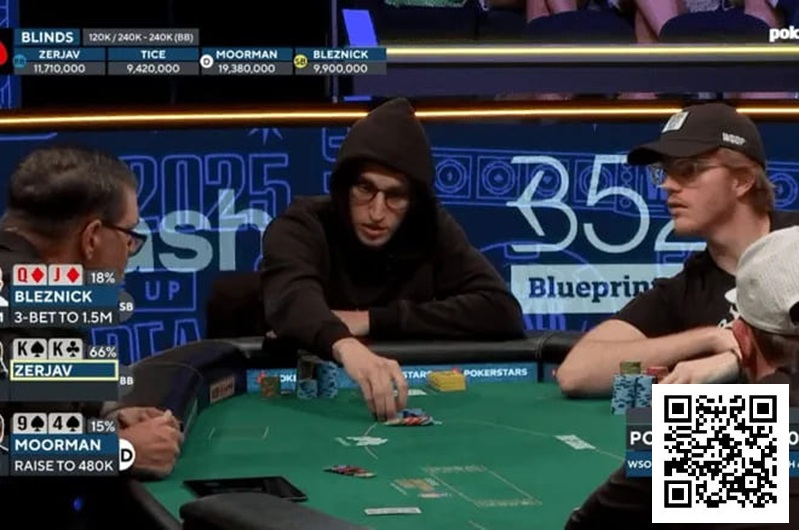 【ACR扑克】翻前4-bet变call，翻牌击中顶set，WSOP豪客赛出现angle shoot？