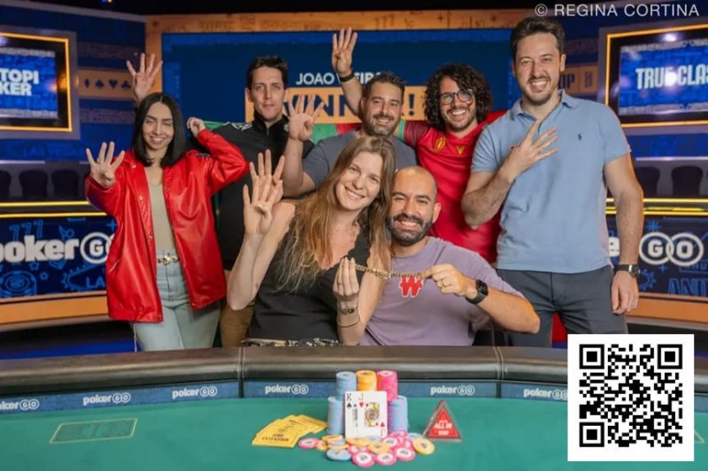【ACR扑克】2025 WSOP：João Vieira 10w美元豪客赛夺第4条金手链 丹牛进入本届第3个FT 继续冲击第8条金手链