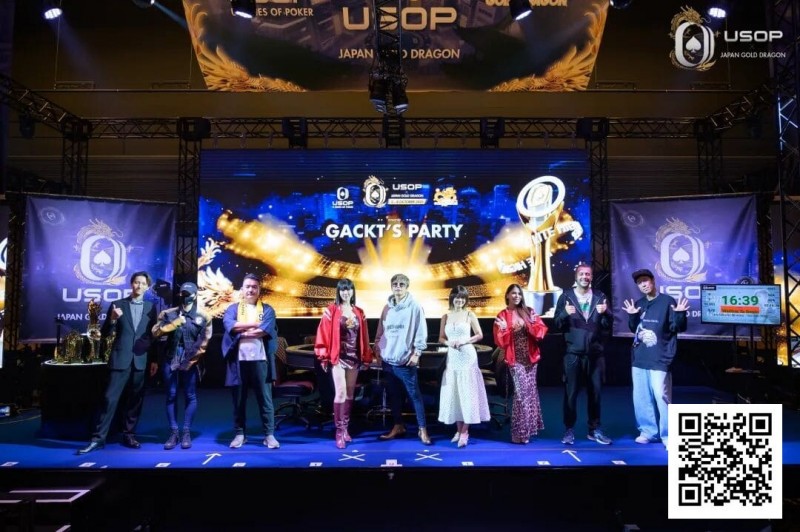 【ACR扑克】USOP x Japan Gold Dragon | 主赛事1486人次打响大阪首秀之声！巨星GACKT主力派对零距离对决！