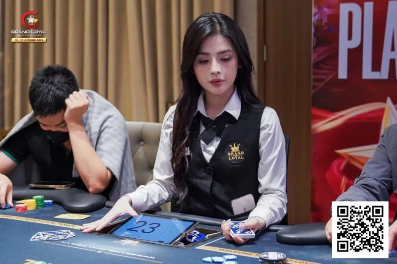 【ACR扑克】GLPC系列赛·河内 | 迷你主赛事DAY1共1381人次参赛,中国选手张波横扫牌桌,122万记分巨大优势晋级!