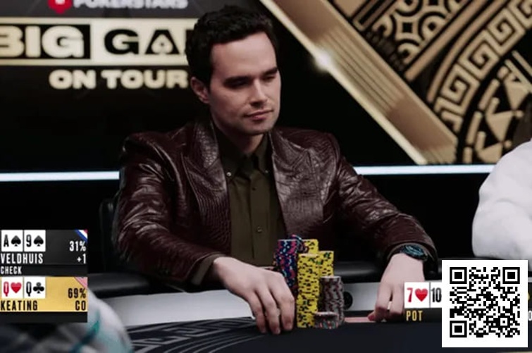 【ACR扑克】话题 | 河牌扼杀巨池!Alan Keating与Lex Veldhuis的50万美金对决功亏一篑