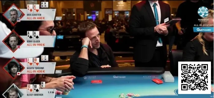 【ACR扑克】四家全下！AA、KK、TT、同花，谁是最后赢家？