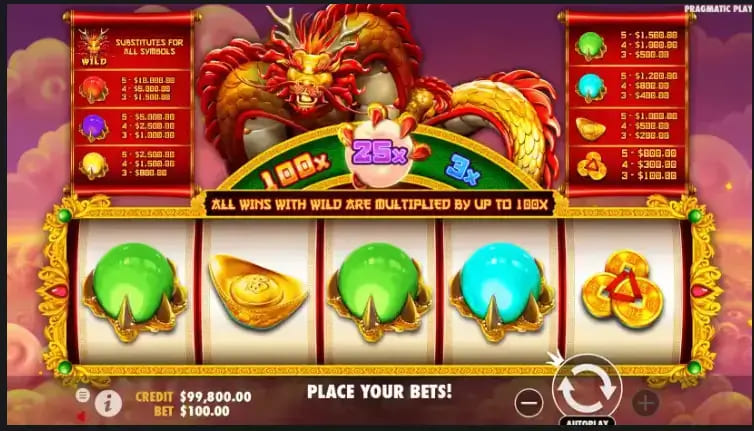 【ACR扑克】大发娱乐全新巨作《金龙吐珠》——巨龙守护，财富绽放