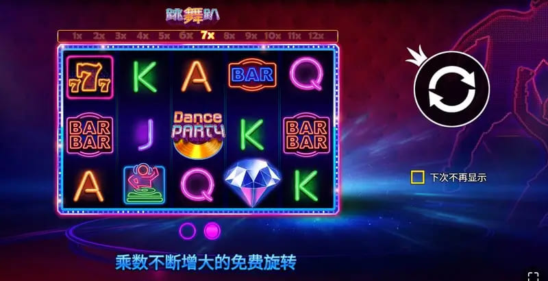 【ACR扑克】大发娱乐《跳舞趴》——舞动光影,尽享派对狂欢