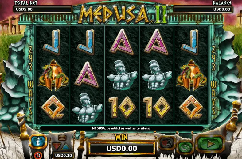 【ACR扑克】美杜莎II：大发娱乐独家上线的神话冒险老虎机巨作