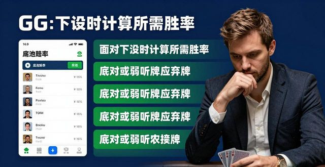 【ACR扑克】大发扑克实战攻略:位置优势与底池控制,新手稳定盈利指南