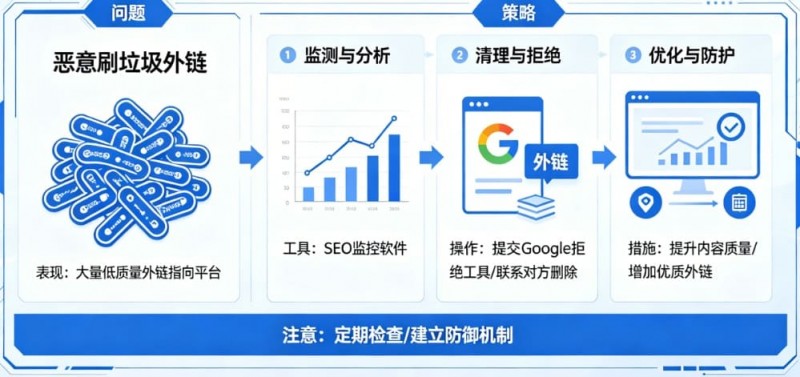 【ACR扑克】博彩平台的“负面SEO”防御:竞争对手恶意刷垃圾外链怎么办?