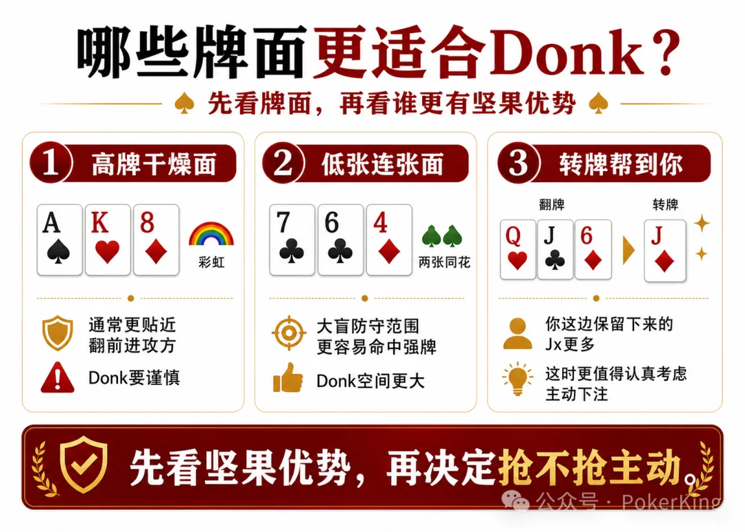 【ACR扑克】Donk-Bet什么时候能用?OOP不是只能过牌