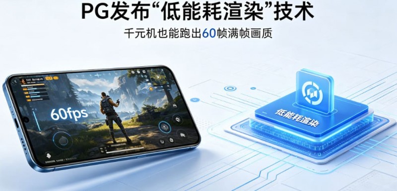 【ACR扑克】PG发布“低能耗渲染”技术,确保千元机也能跑出60帧满帧画质。