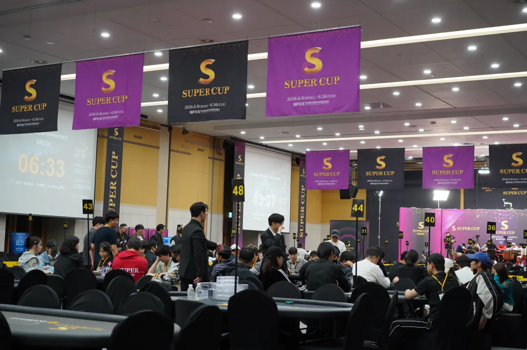 【ACR扑克】Super CUP釜山站|主赛共599人次参赛75人晋级;中日韩马四地扑克精英与跨界名人齐聚慈善邀请赛