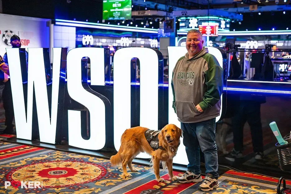 【ACR扑克】带着金毛打WSOP?“没有它,我可能会死在牌桌上”