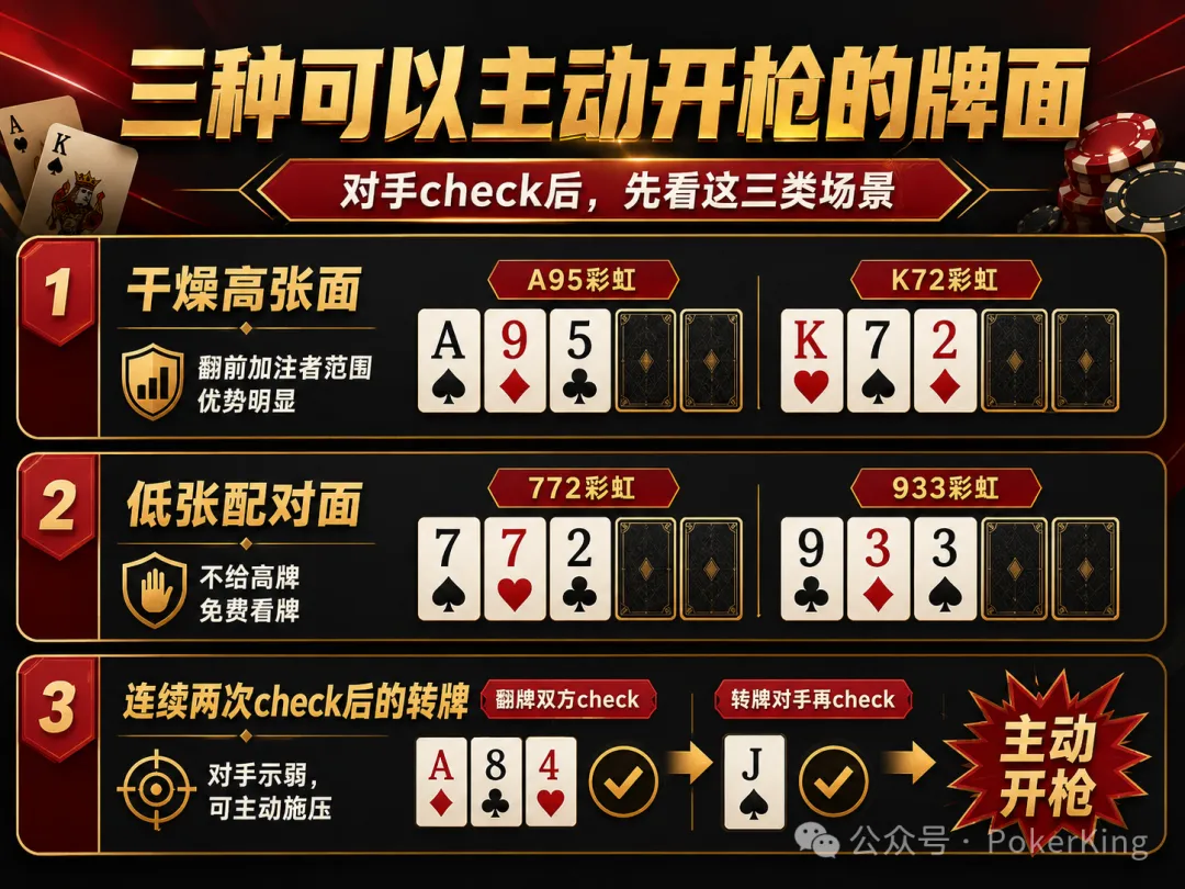 【ACR扑克】别再被“免费牌”坑了:翻牌没中,为什么高手反而更敢开枪?