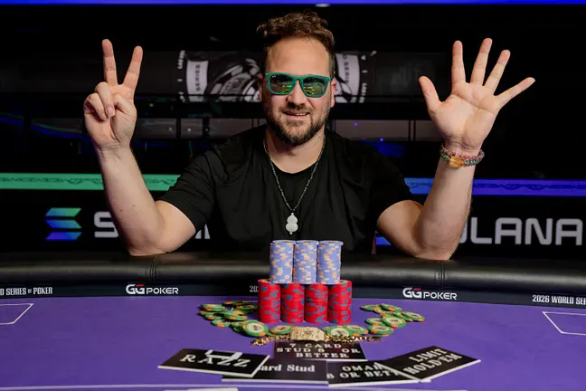 【ACR扑克】2026WSOP | 10K H.O.R.S.E.赛朱跃奇获第29名,3K六人桌DannyTang第38名
