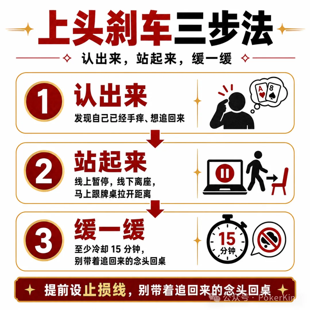 【ACR扑克】上头了怎么办?牌桌上最实用的三下刹车,帮你止损