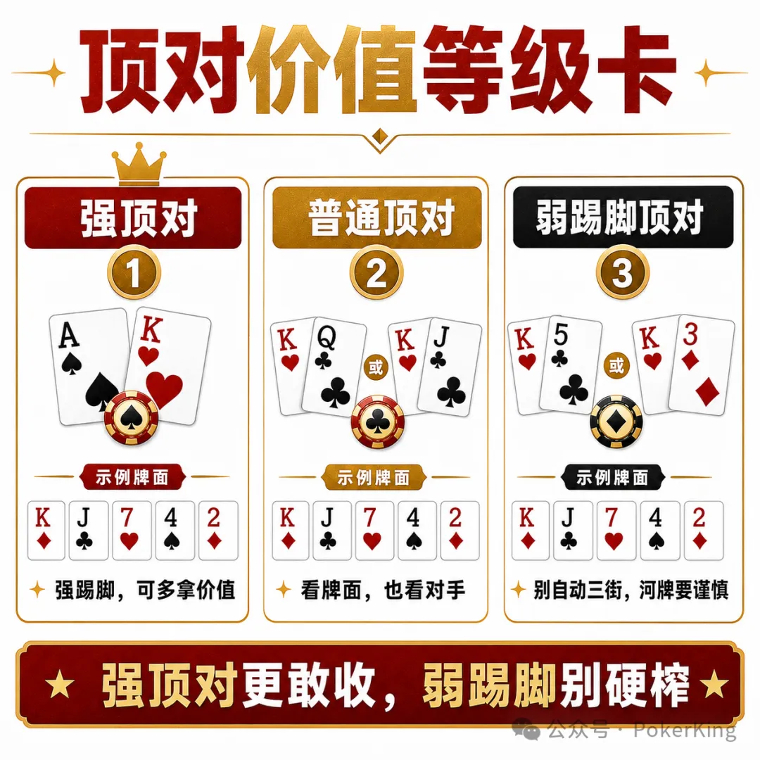 【ACR扑克】中了顶对,到底该下几条街?别一把就软了