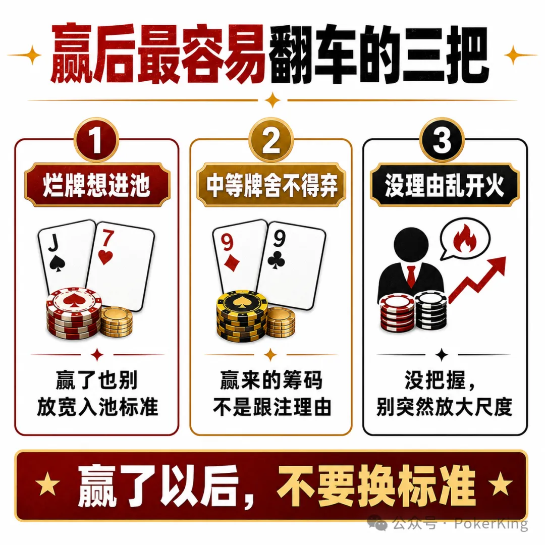 【ACR扑克】赢钱后的“隐形上头”:比输钱更危险的,是你开始追感觉