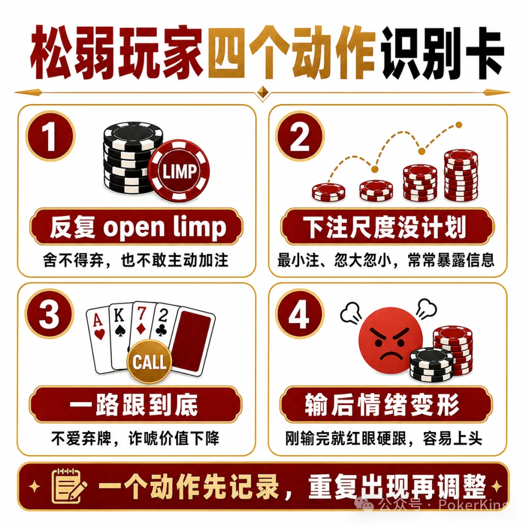 【ACR扑克】坐上牌桌,先别急着看牌:四个信号帮你识别桌上的“目标玩家”