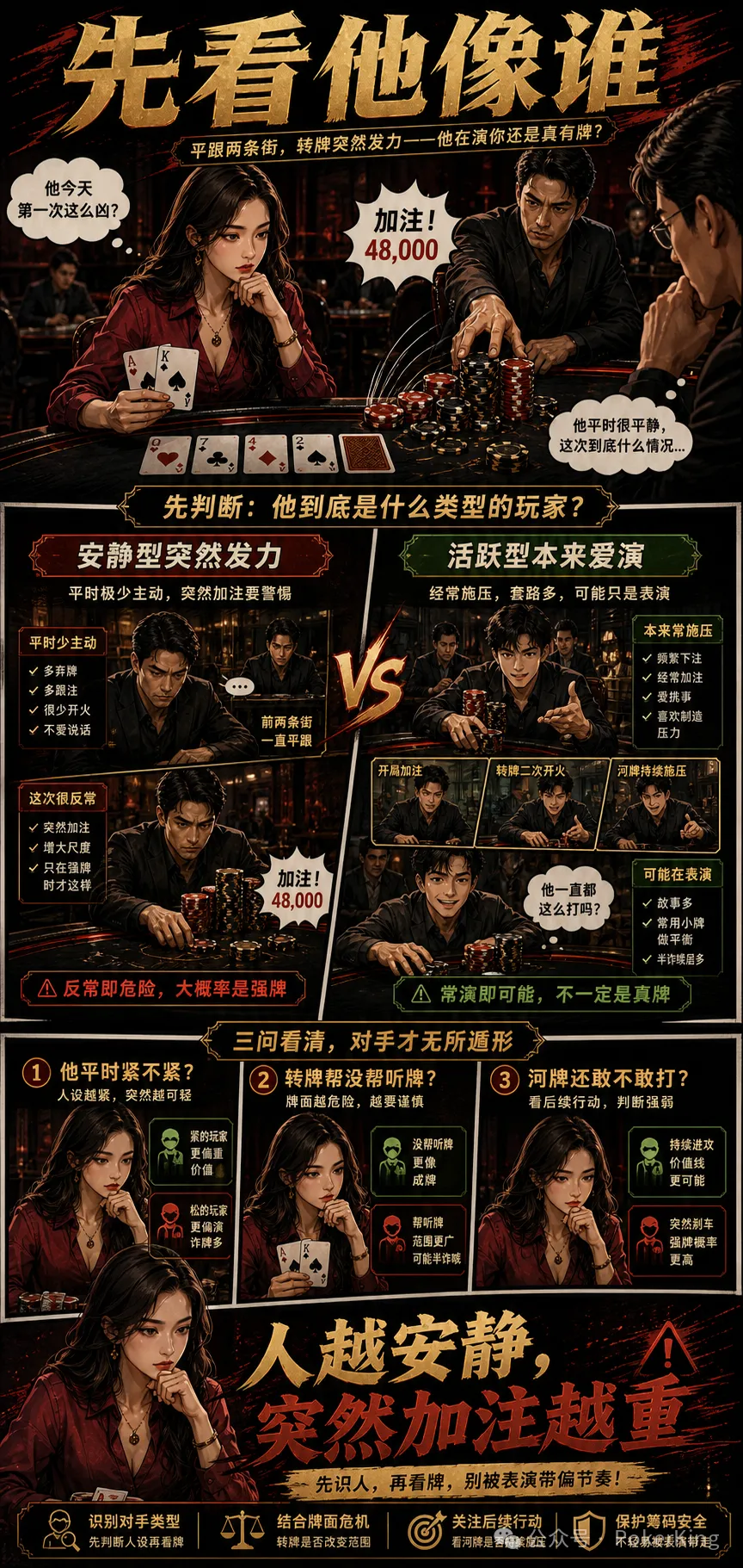 【ACR扑克】转牌被加注,到底该不该抓?先看三个破绽再决定