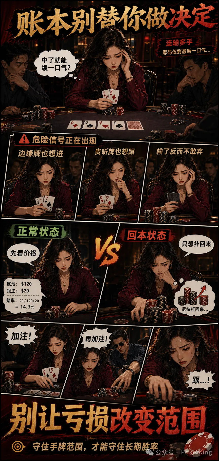【ACR扑克】连输时最危险的三件事:别让“今晚必须追回来”替你做决定