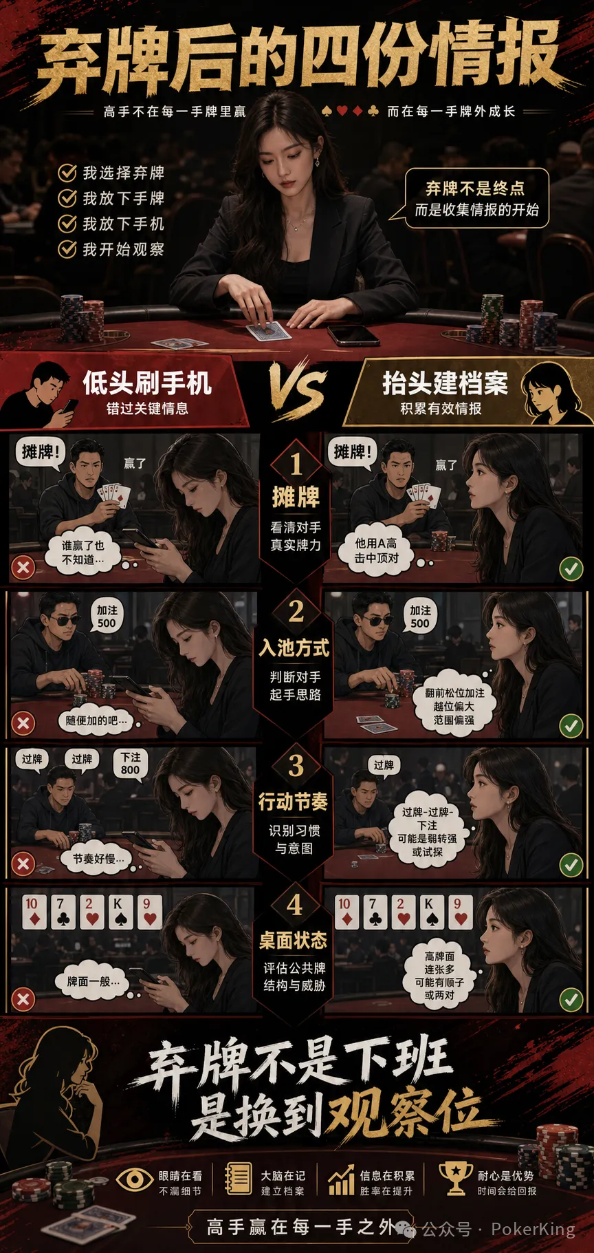 【ACR扑克】弃牌后别急着摸手机:四份档案帮你把“发呆时间”变成观察时间