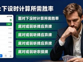 【ACR扑克】大发扑克实战攻略:位置优势与底池控制,新手稳定盈利指南