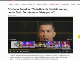 【ACR扑克】C罗专访言论引热议:“我是史上最佳,数字说明一切”